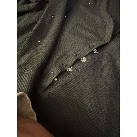 Nwt VS pink diamond/diamante bling rhinestone thermal sleep onesie - Picture 9 of 9